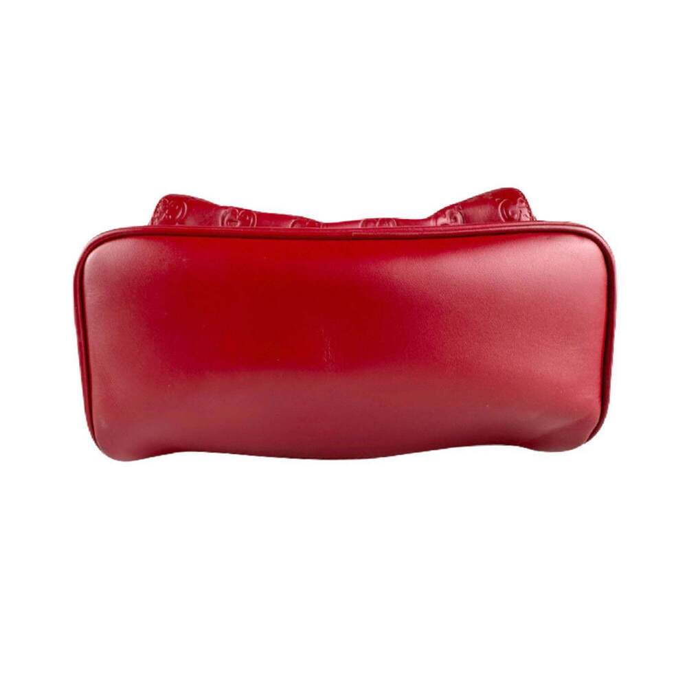 GUCCI Red Leather Backpack - Picture 4 of 14